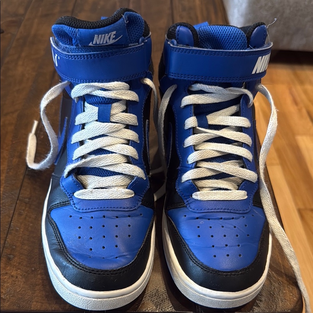 Nike Kids Blue High-Top Sneakers